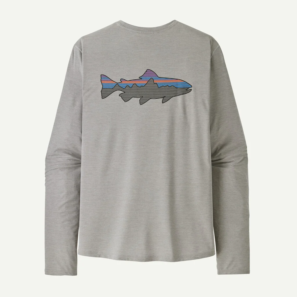 Patagonia Men's Long-Sleeved Capilene® Cool Sun Shirt - Fitz Roy Trout