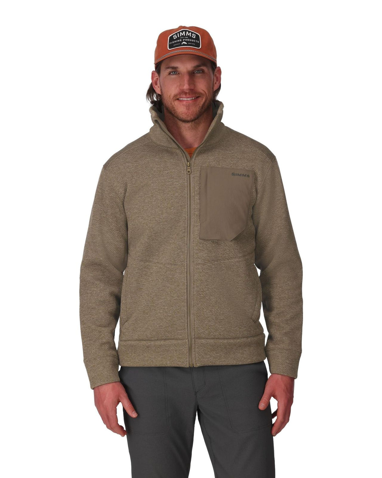 Simms Harbor Fleece Sturgeon Heather