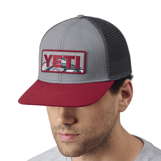 YETI BASS BADGE TRUCKER HAT