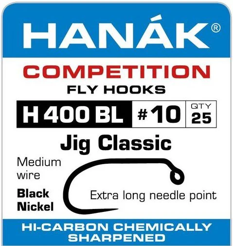 Hanak H400BL Jig Classic Hooks Barbless 25 pack