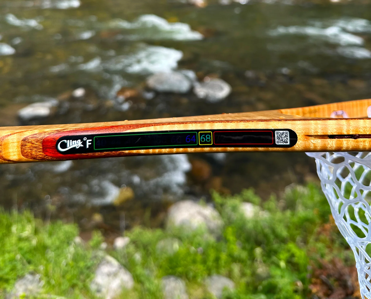 CLING TEMPERATURE TAPE - STICK ON WATER THERMOMETER