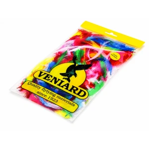 Veniard 7g Loose Saddle hackle mixed Pack