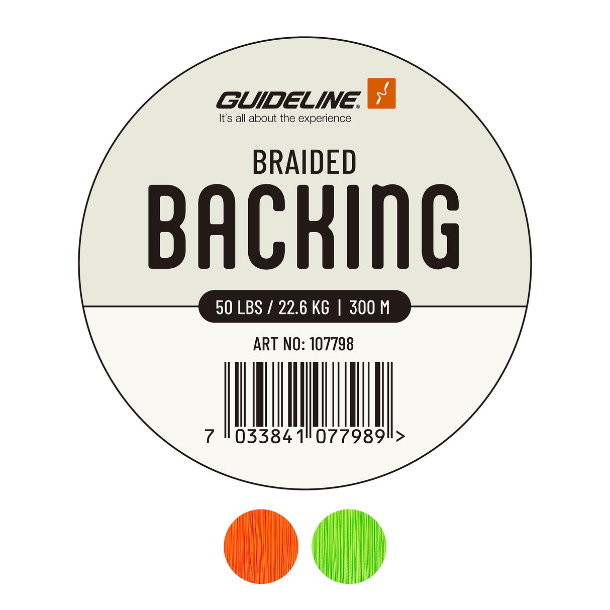 Guideline Braided Backing