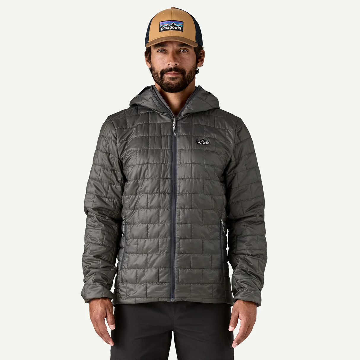Patagonia Men's Nano Puff® Fitz Roy Trout Hoody