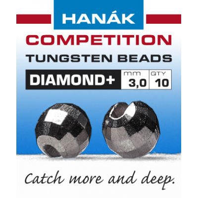 Hanak Tungsten Beads Diamond+