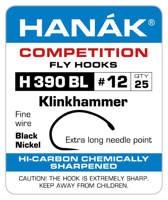 Hanak H390BL Klinkhammer Hooks Barbless 25 pack