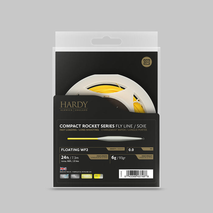 Hardy Compact Rocket Series Fly Line - NEW