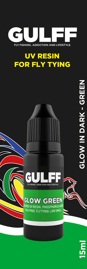 GULFF Color Resin Glow Green, 15ml