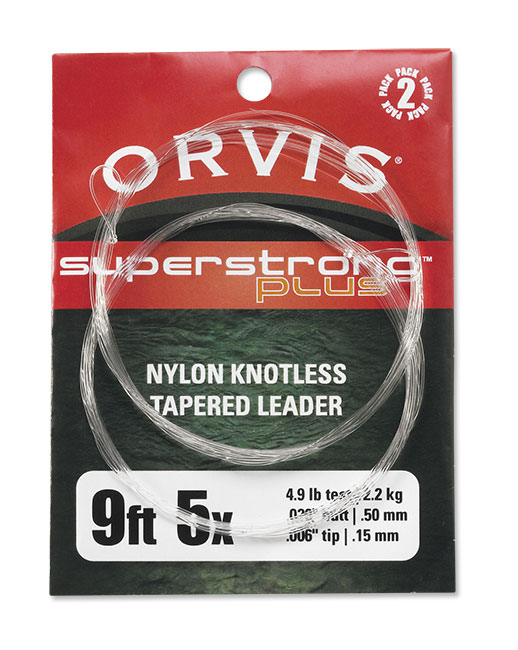 Orvis Superstrong Plus Leaders 9ft - 2 Pack