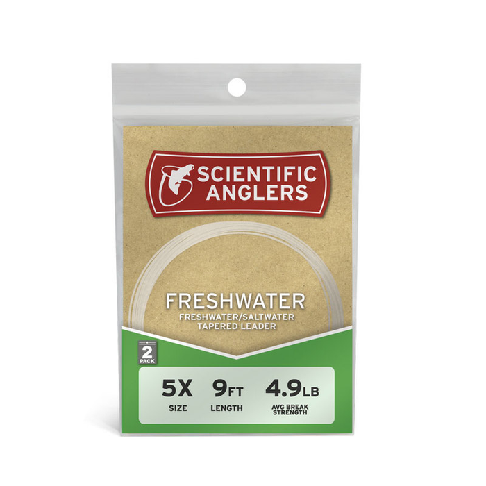 Scientific Anglers Freshwater Leader 12ft (2-pack)