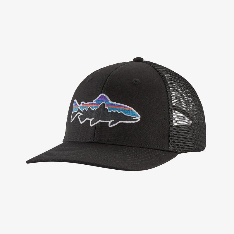 Patagonia Fitz Roy Trout Trucker Hat - Black