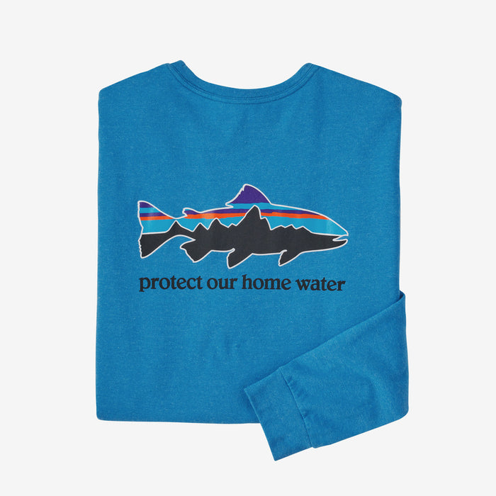 Patagonia Men's Long-Sleeved Home Water Trout Responsibili-Tee®