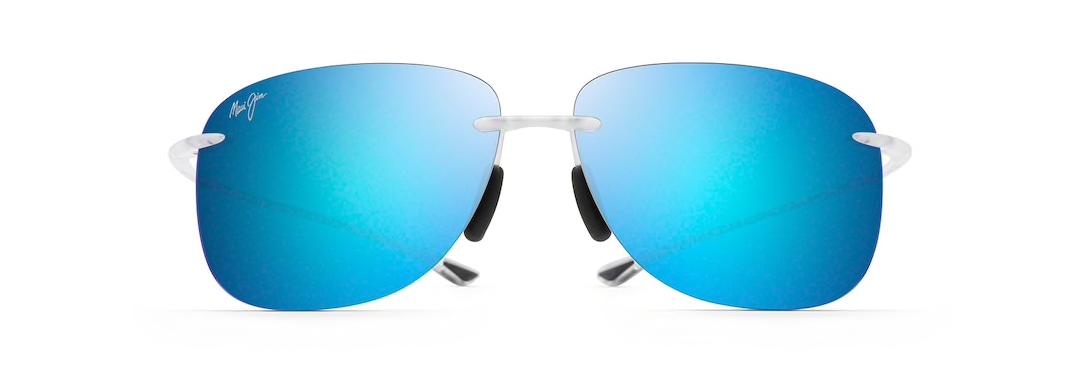 Maui Jim Hikina - Crystal Matte Frame Blue Hawaii Lens