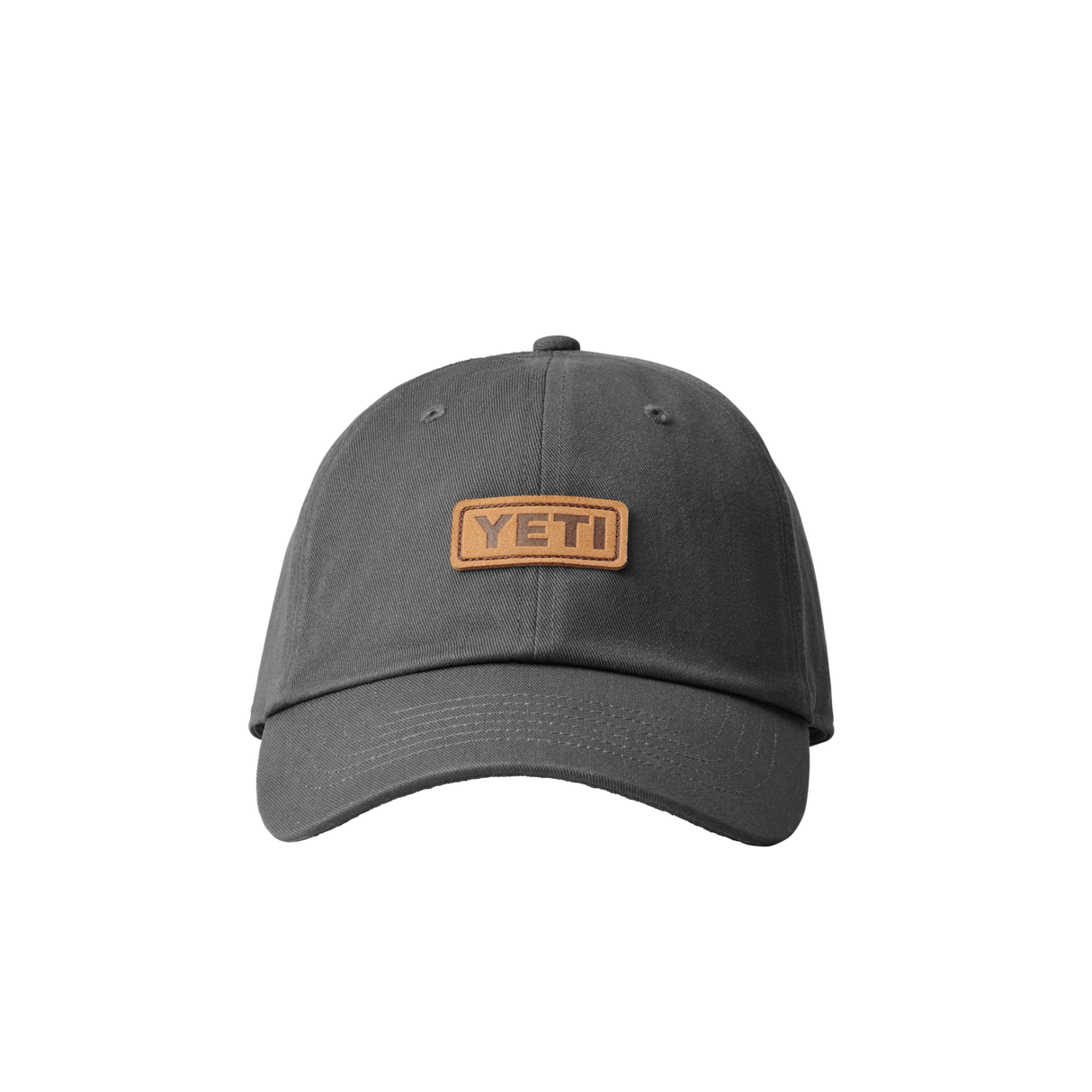 YETI LEATHER LOGO BADGE 6 PANEL SOFT CROWN HAT