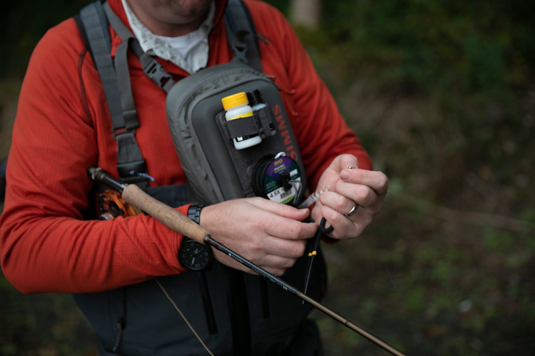 Simms Tech Hoody - Artist Series Stone Trout Fly – Clonanav