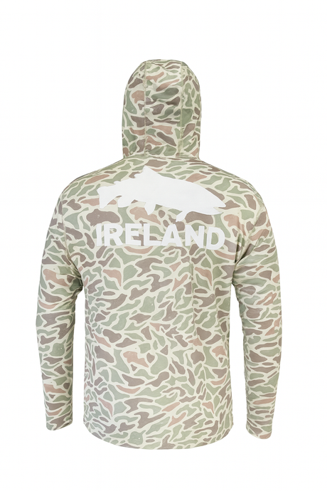 Clonanav UPF 50 Long Sleeve Camo Fishing Hoodie