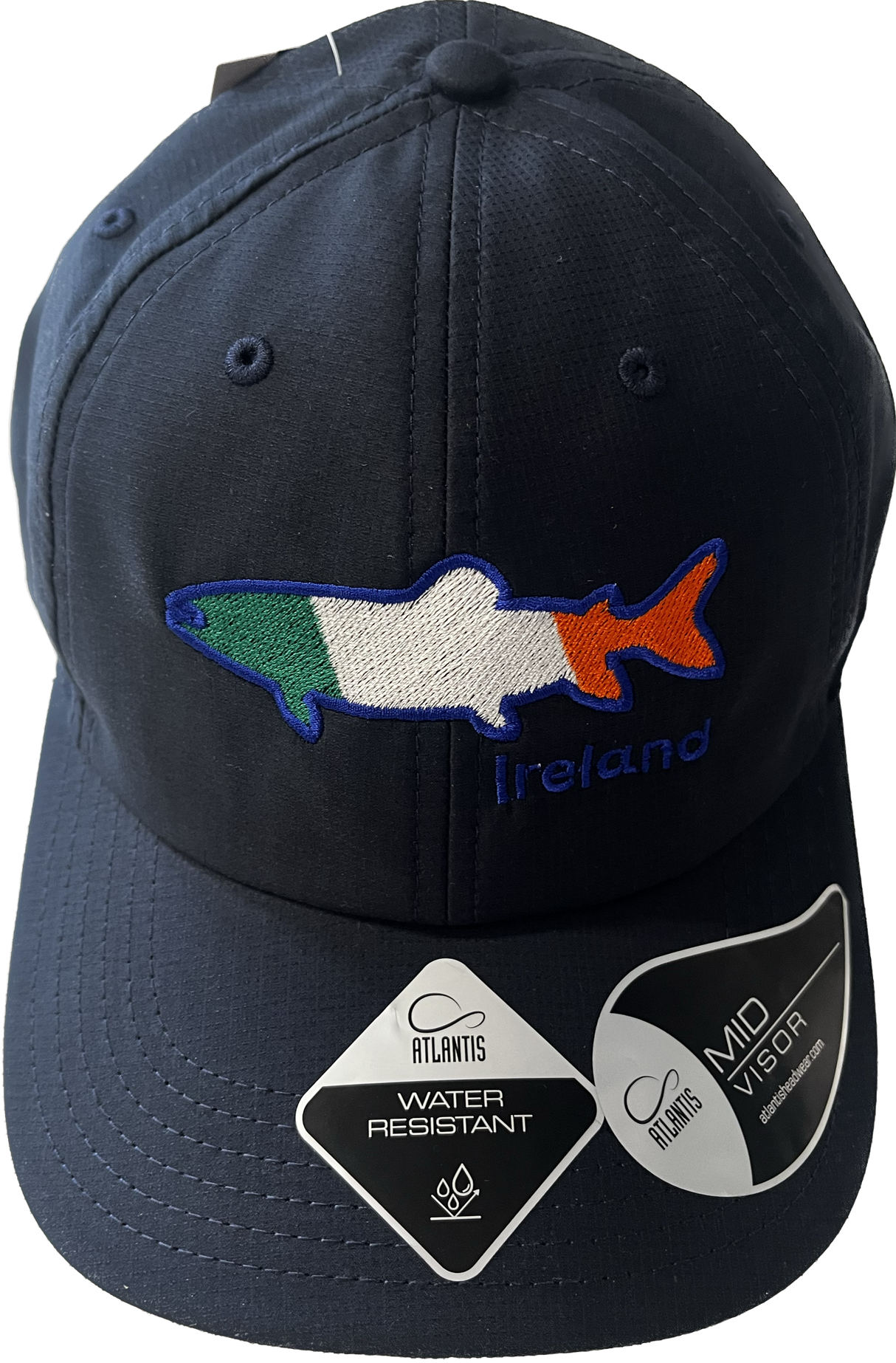 Clonanav Water Resistant Cap - Irish Trout Navy