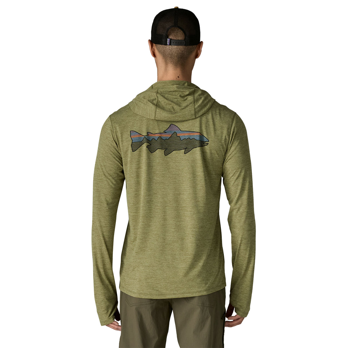 Patagonia M's Cap Cool Sun Hoody Fitz Roy Trout
