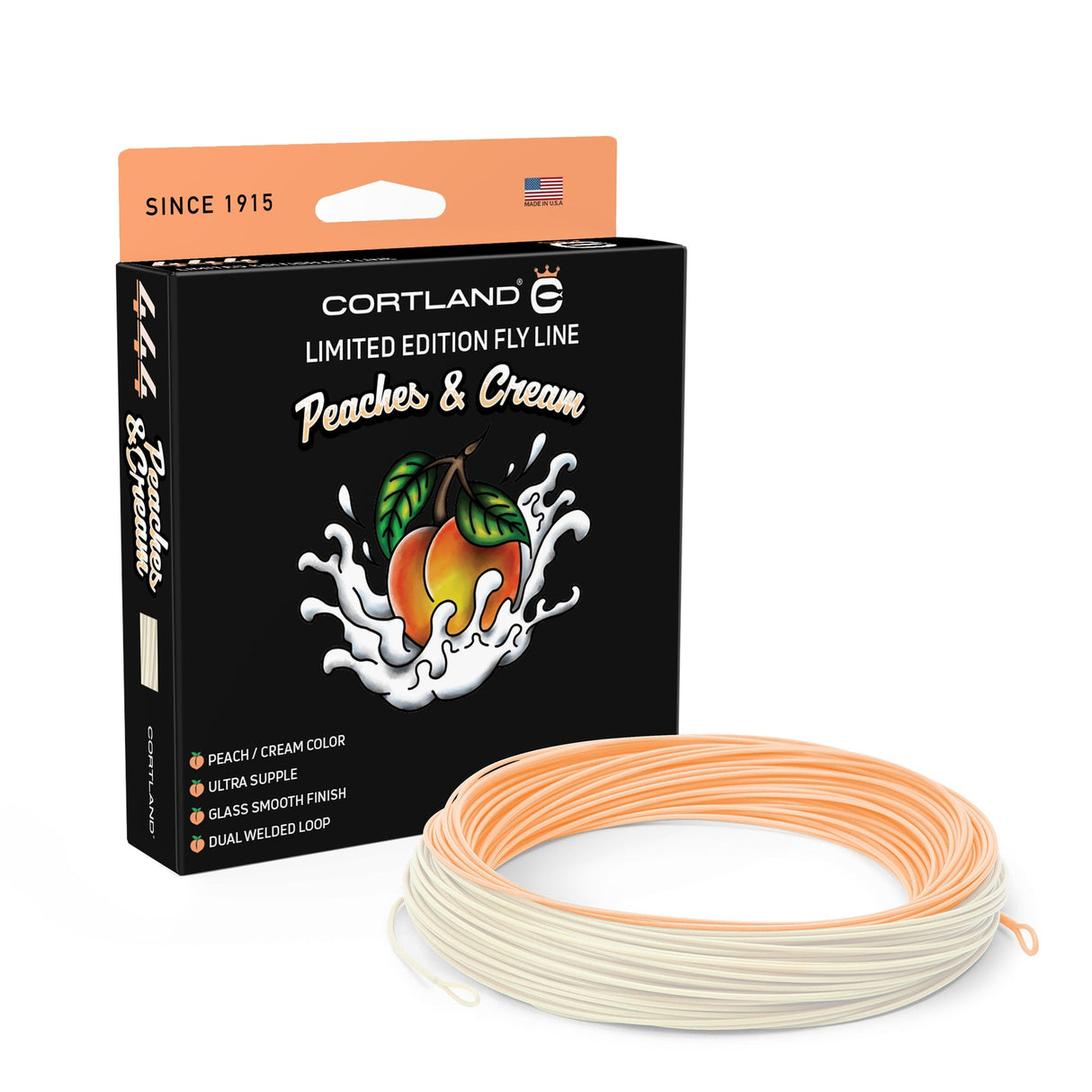 Cortland 444 Peaches & Cream- Weight Forward Floating Fly Lines