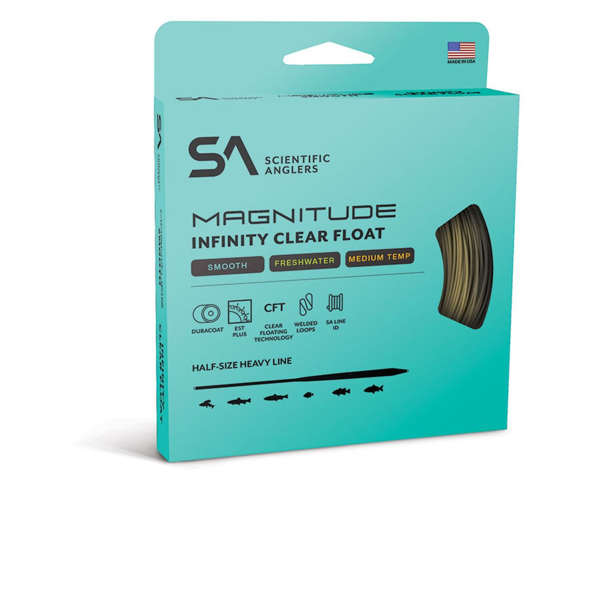 SCIENTIFIC ANGLERS MAGNITUDE SMOOTH INFINITY CLEAR HEAD FLOAT