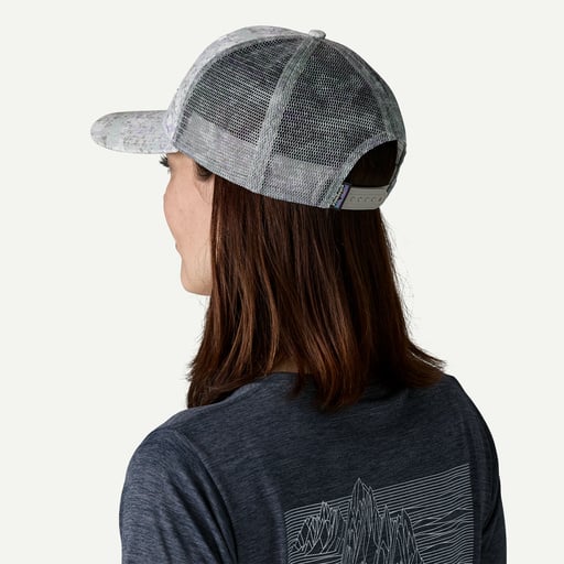Patagonia Fitz Roy Trout Trucker Hat - Color Rock Wash: Thermal Blue