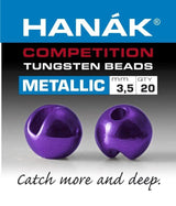 Hanak Competition Metallic+ Slotted Tungsten Beads