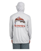 Simms Tech Hoody - Artist Series Trout Logo Flame/Sterling