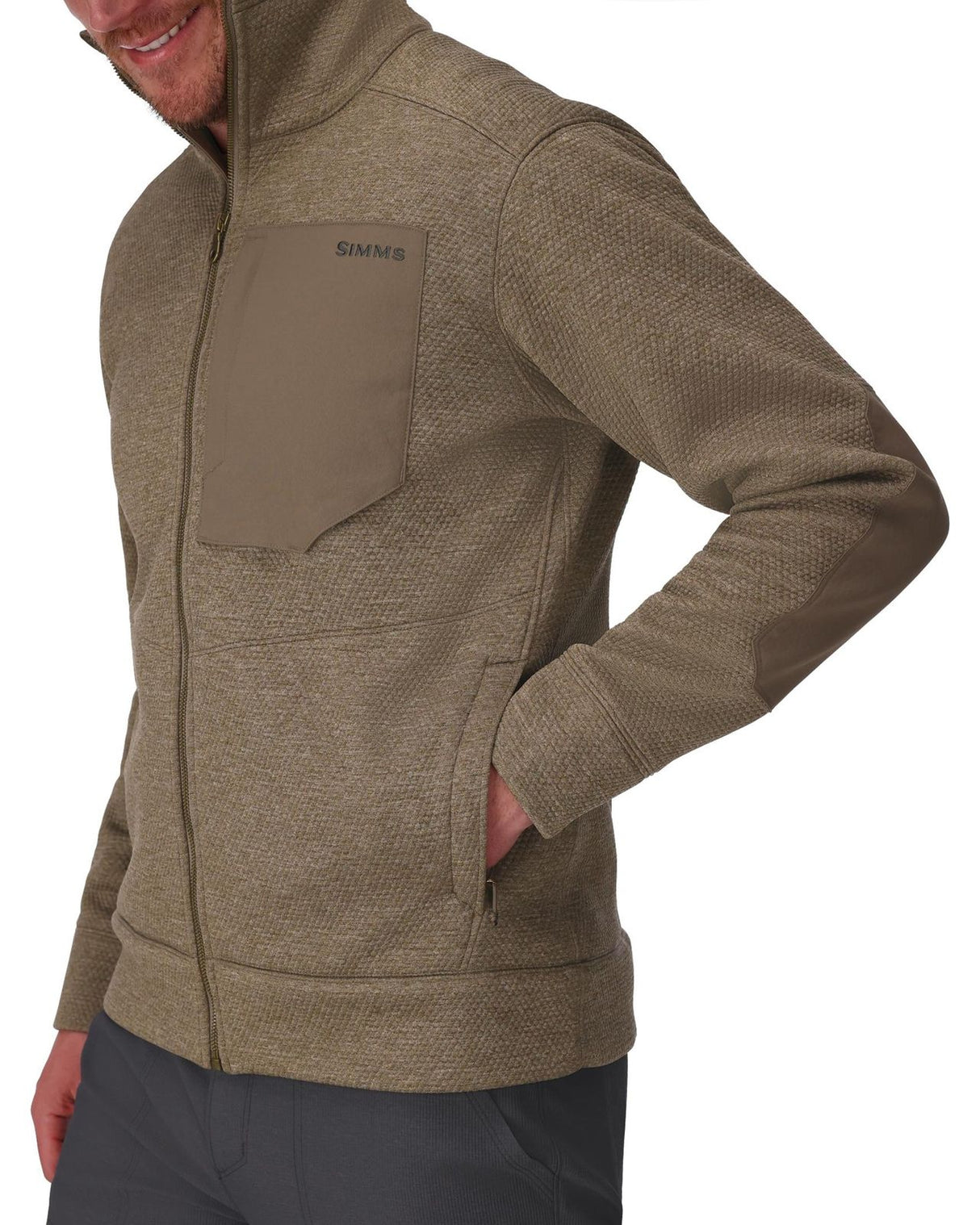 Simms Harbor Fleece Sturgeon Heather