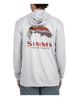 Simms Tech Hoody - Artist Series Trout Logo Flame/Sterling