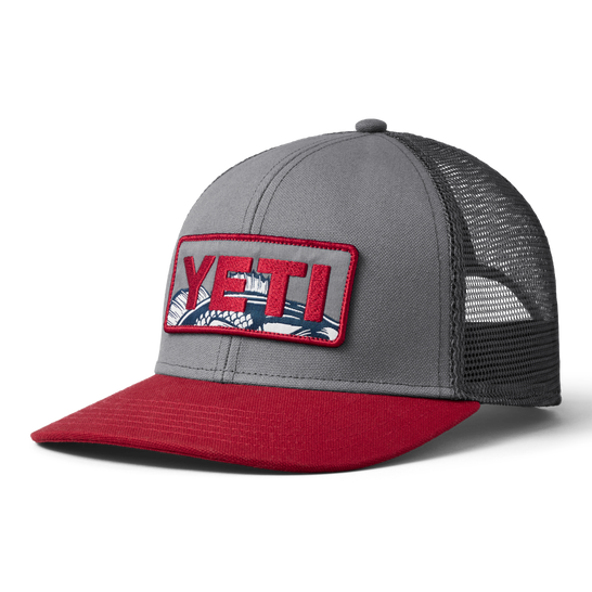 YETI BASS BADGE TRUCKER HAT