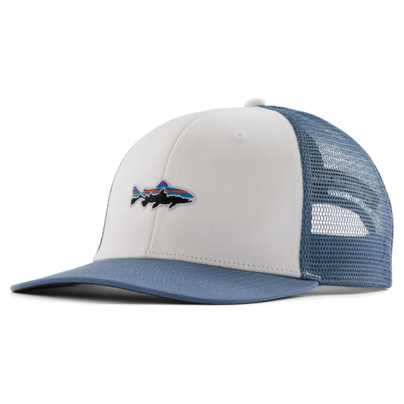 Patagonia Stand Up Trout Trucker Hat - White