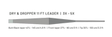 Guideline Dry & Dropper 11 ft Leaders - 2pk