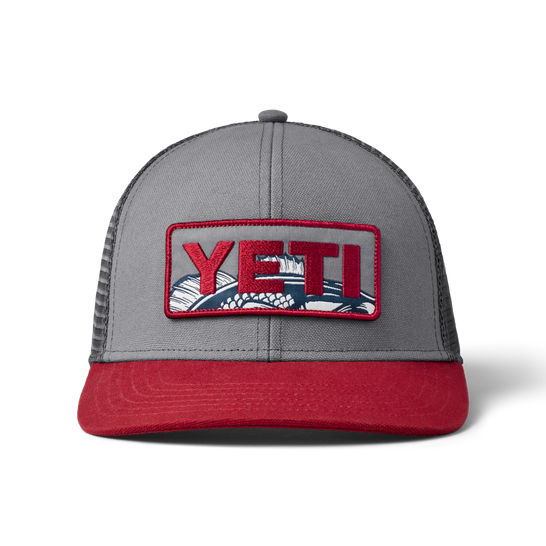 YETI BASS BADGE TRUCKER HAT