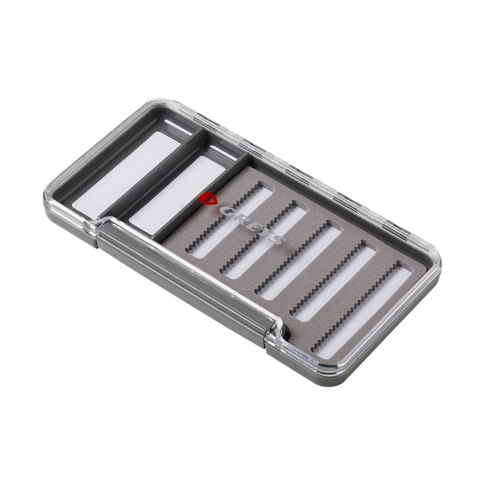 Greys Slim Waterproof Fly Box - 6 Compartments