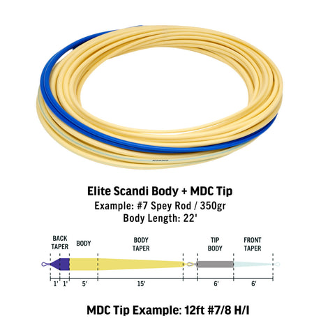 RIO Elite Scandi MDC Kit Short