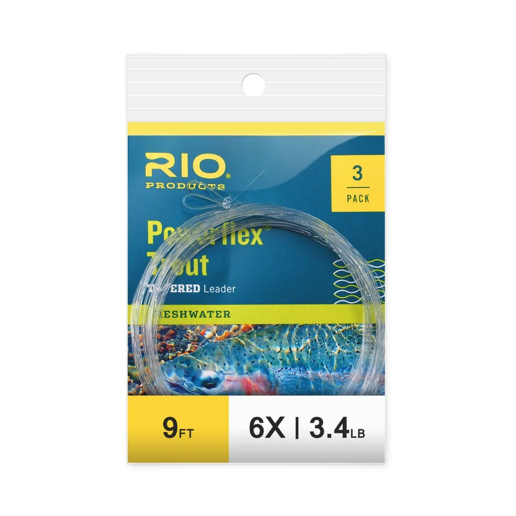 RIO Powerflex Trout Leader - 3 Pack