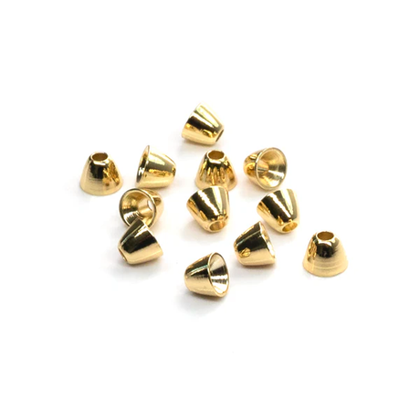 Limestone Brass Conehead - 20 pcs