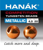 Hanak Competition Metallic+ Slotted Tungsten Beads