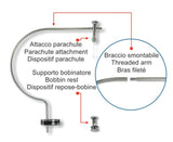 Stonfo Parachute Attachment + Bobbin Rest