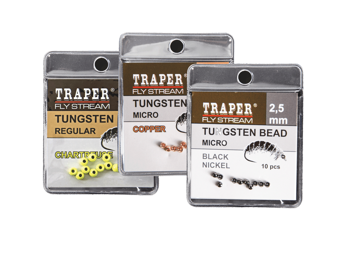 Traper Tungsten Beads - Slotted