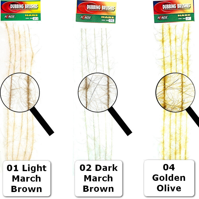 Hends Hare Dubbing Brushes
