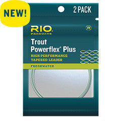 Rio Powerflex Plus 9ft Leaders 2 Pack - NEW