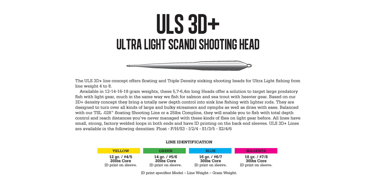 Guideline ULS 3D+ Ultra Light Scandi - NEW