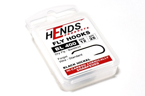 Hends BL400 Dry Fly Hooks Barbless