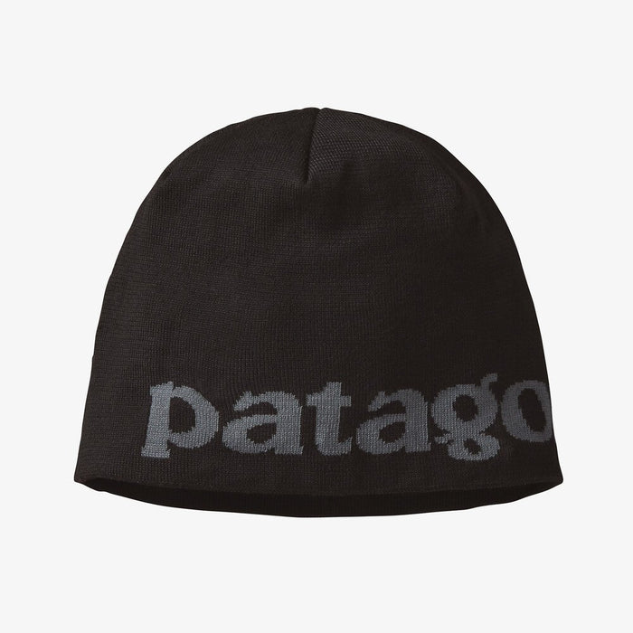 Patagonia Beanie Hat - Logo Belwe: Black