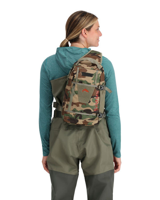 Simms Tributary Sling Pack Woodland Camo