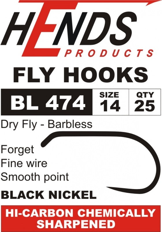 Hends BL474 Fly hooks