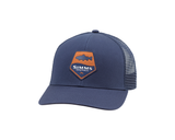 Simms Trout Patch Trucker Admiral Blue