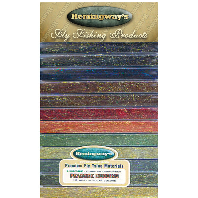Hemingways Dubbing Dispenser – Peacock