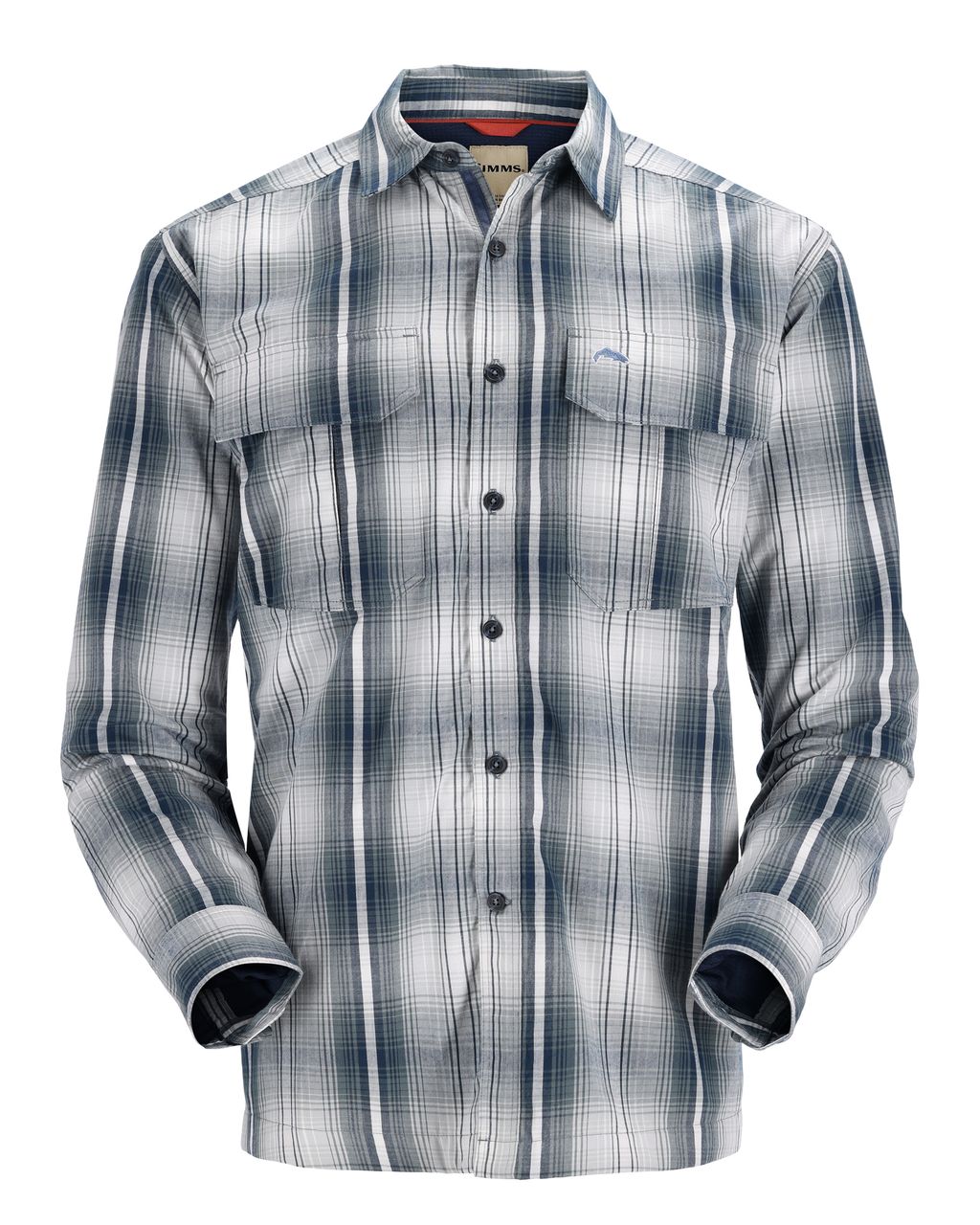 Simms Coldweather Shirt - Navy Sterling Plaid